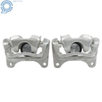 Pair Rear Brake Calipers w/ Bracket for Chevy Equinox Malibu GMC Terrain (2005–2023)