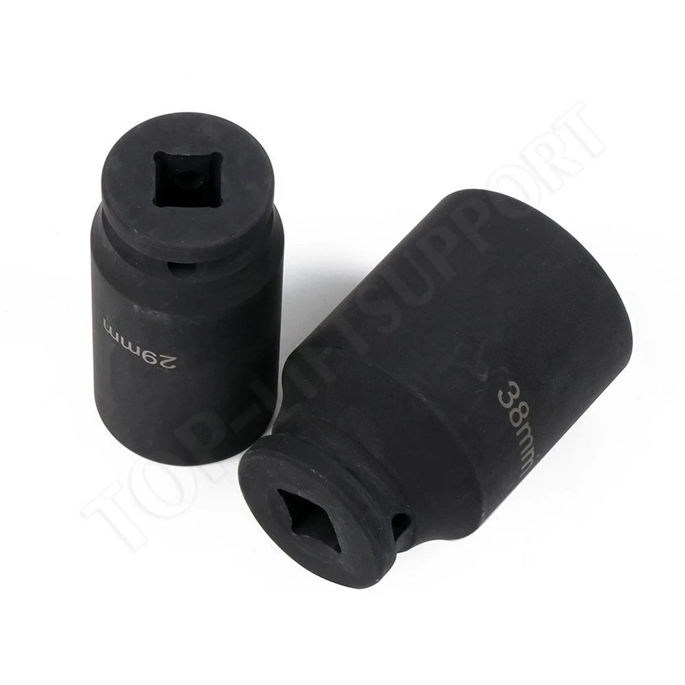 9-Piece Deep Impact Socket Kit for Axle Hub Nut (1/2" Drive, 29-38mm)