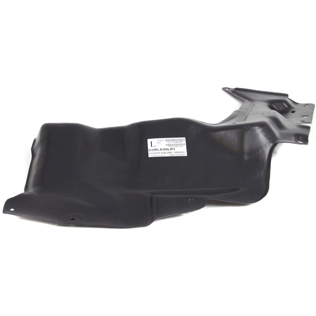 Engine Splash Shield for Toyota Corolla (2009–2013) Left Lower