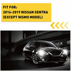 Front Bumper Hook Bracket Tow Cover for Nissan Sentra (2016–2019) 622A0-3YU0H
