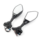 LED Turn Signal Rearview Mirror for Honda Kawasaki Yamaha Suzuki