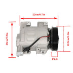 A/C Compressor with Clutch for Nissan Sentra (2007–2012)