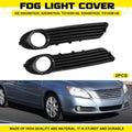 Front Fog Light Cover Bezels for Toyota Avalon (2008–2010) Black Chrome