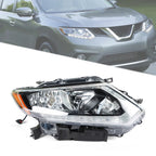 Headlight Assembly for Nissan Rogue (2014â2016) Halogen Clear Right Side