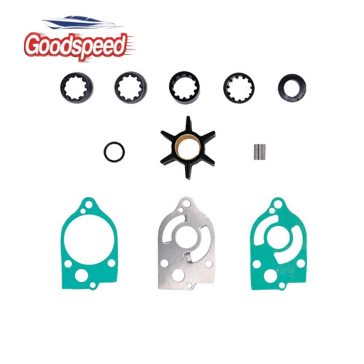 Water Pump Kit for Mercury Mariner 30-70 HP Outboards (47-89983Q1)