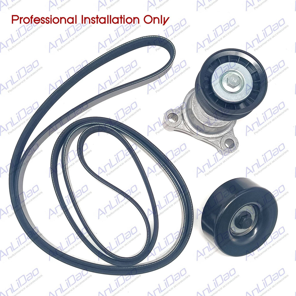 Alternator Drive Belt Kit for Volvo Penta 4.3 5.0 5.7L (Upgrade 3817287 3889124)