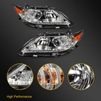 LED Headlight Assembly for Lexus ES350 ES300h (2013–2015) Pair