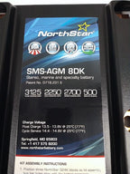 Northstar SMS-AGM 8DK Marine Battery Kit for Specialty Applications