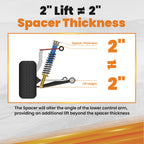 2" Suspension Leveling Lift Kit for Ford F150 (2009–2022)