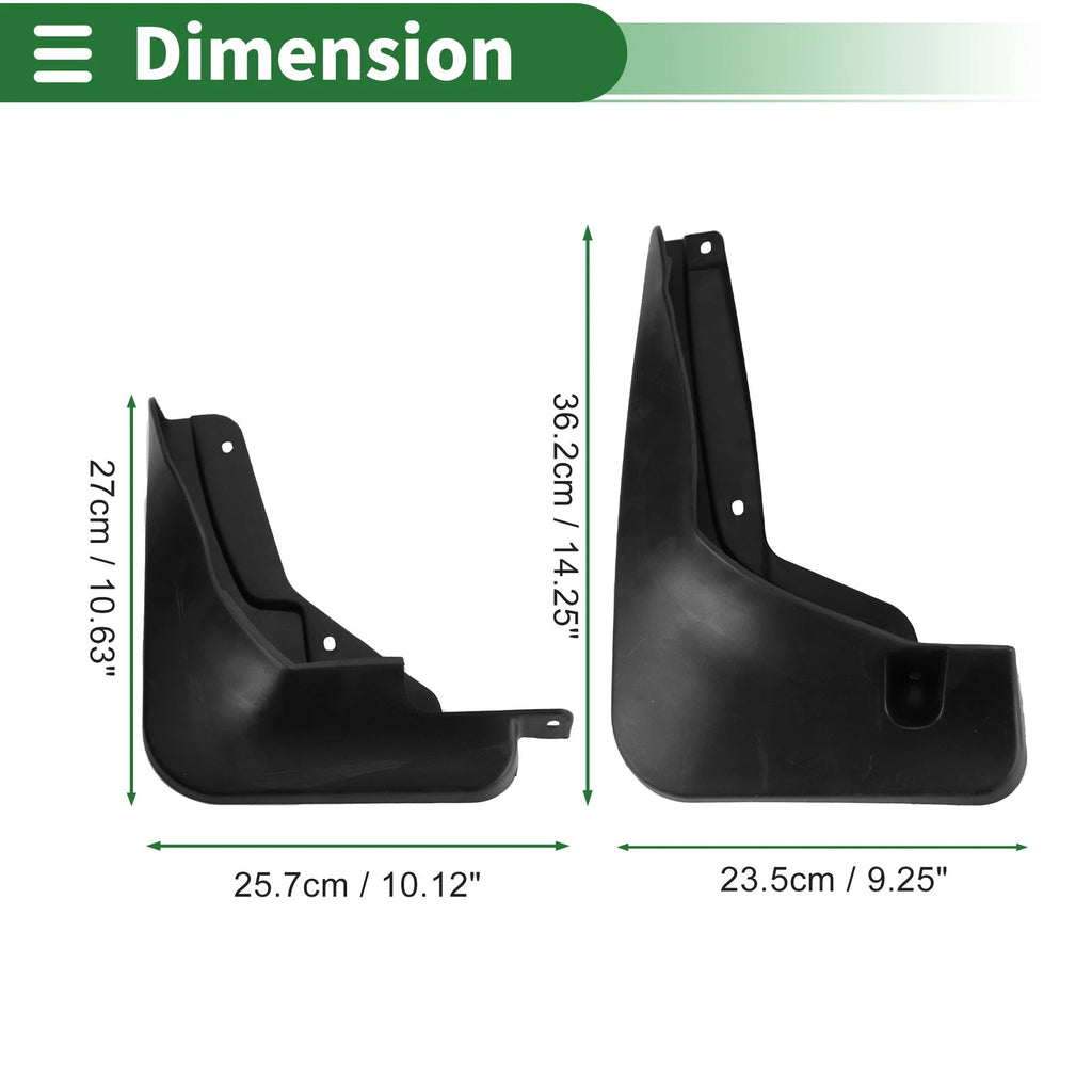 Mud Flaps Splash Guards for Buick Electra (2023–2024) W/ Mount Accessories