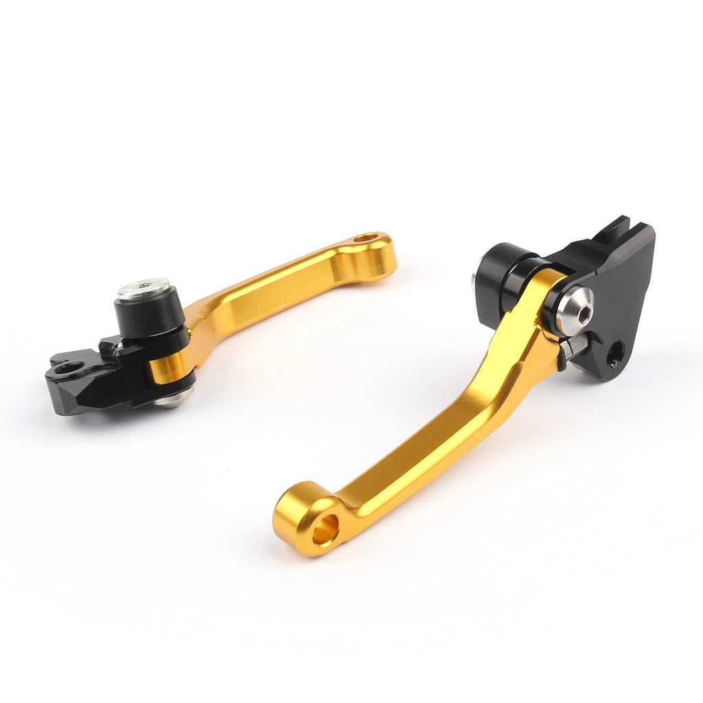 Pair CNC Brake Clutch Levers for Suzuki RMZ250 (2005–2006) Gold