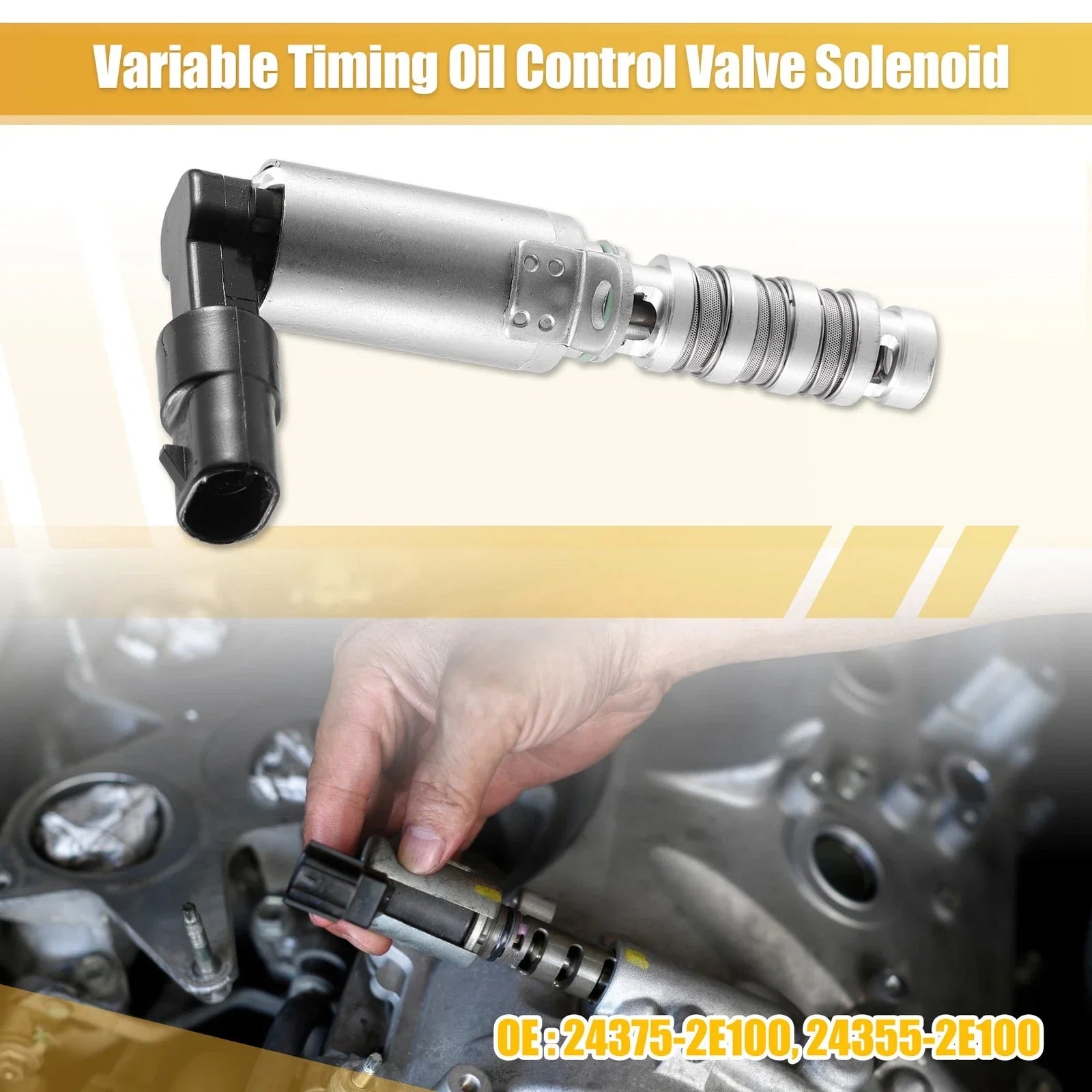 Engine Variable Valve Timing Control Solenoid for Hyundai Elantra (2011-2016)