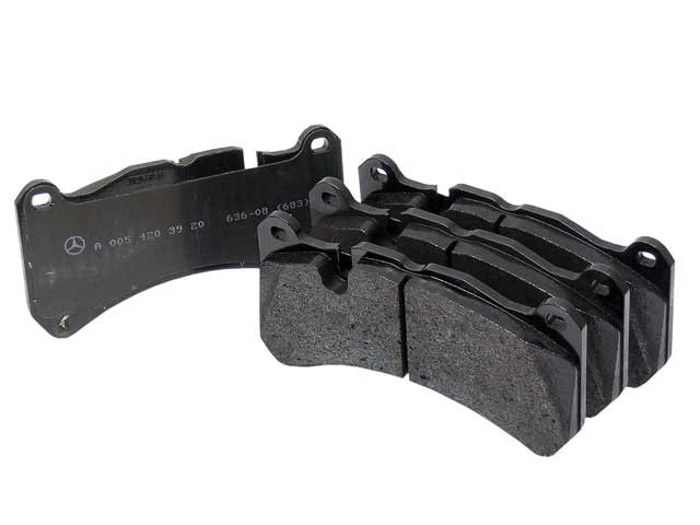 Set of 4 Front Disc Brake Pads for Mercedes-Benz SLK55 AMG (2005–2009)