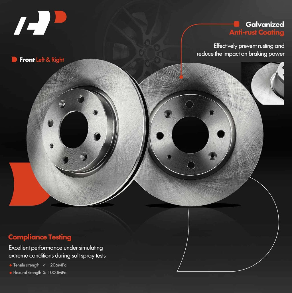 Front Disc Brake Rotors for Kia Spectra/Spectra5 (2004-2009)
