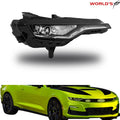 LED Headlight for Chevy Camaro SS RS (2019–2024) Black Right Side