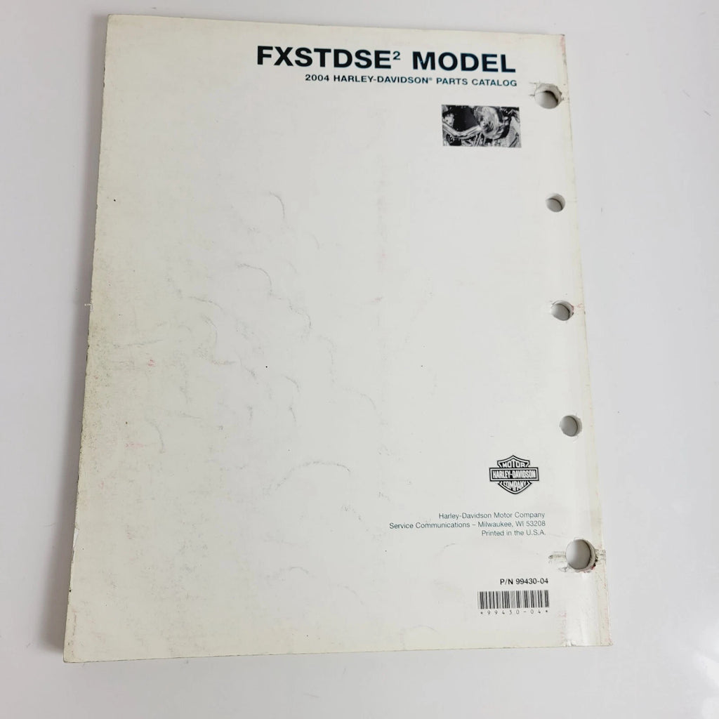 Parts Catalog for Harley-Davidson FXSTDSE2 (2004) Screamin' Eagle 99430-04