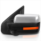 Left Side View Mirror for Ford F150 (2004–2014) - Powered, Heated, Chrome
