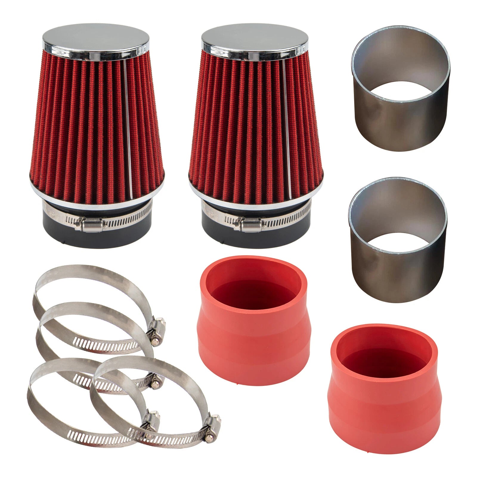 Red Cold Air Intake Kit for Mercedes-Benz C300 C350 (2008–2012)