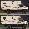 Vinyl Decal Stripes for Universal Car Camper RV Trailer