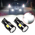Pure White 6-SMD T10 194–921 Projector LED Backup Reverse Light Bulbs for Ford (2016–2022)