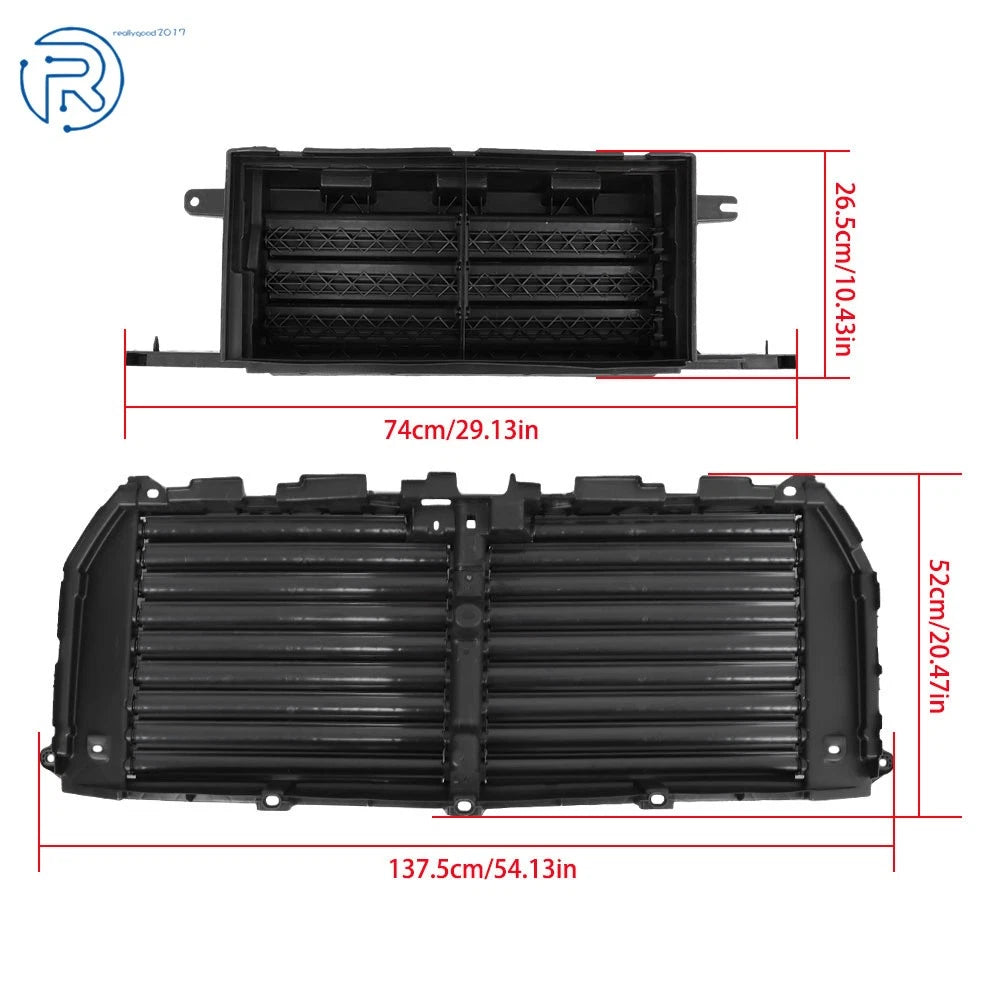 Upper & Lower Radiator Shutter Grille for Ford F-150 (2015-2017)