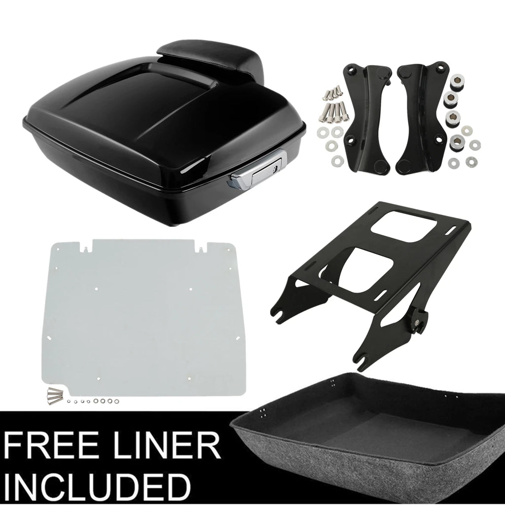 Chopped Trunk Mount Rack Docking Kit for Harley Street Road Glide (2014–2026)