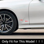 ABS Side Fender Air Outlet Vent Cover Gloss Black for BMW 3-Series (2020-2021)
