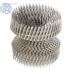 1200 Pcs 15 Degree Ring Shank Stainless Steel Siding Nails 1-1/4” ×.09”