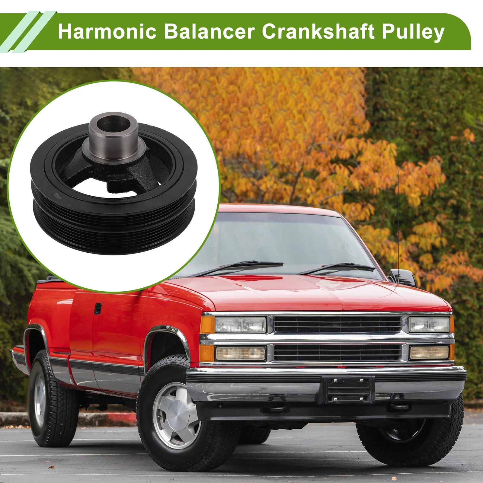 Engine Harmonic Balancer Crankshaft Pulley for Ford F-150 (2011–2020) No.BR3Z6312B