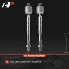 2X Front Inner Tie Rod End for Nissan Pathfinder (2014)