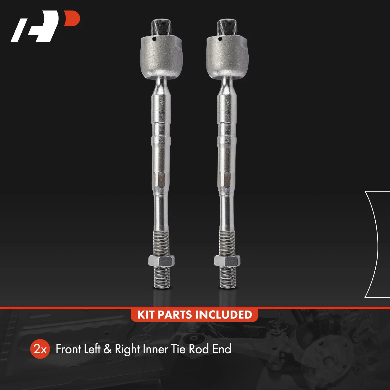 2X Front Inner Tie Rod End for Nissan Pathfinder (2014)