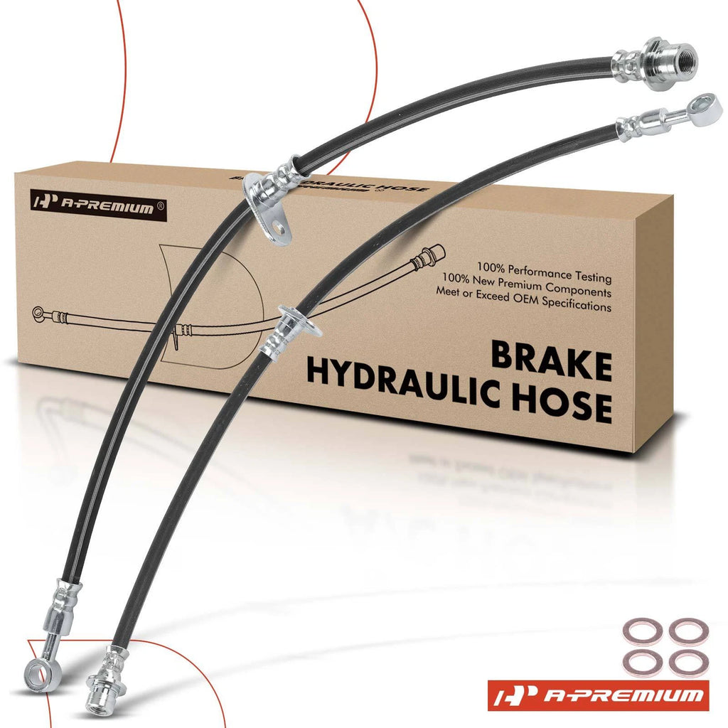 2X Front Brake Hydraulic Hose for Honda Fit (2015–2020)