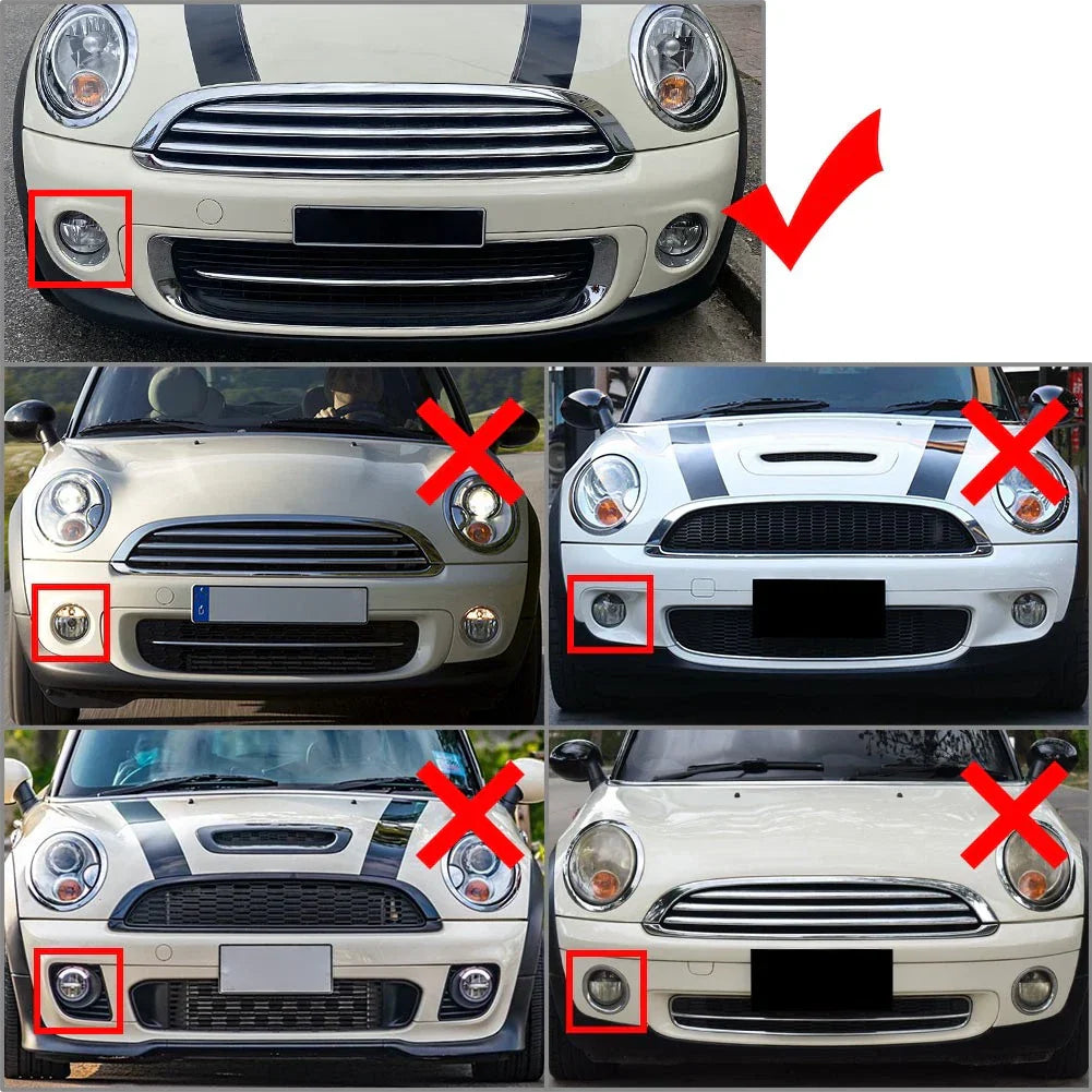 Right Side Fog Light Lamp Cover for BMW Mini Cooper (2007-2015)