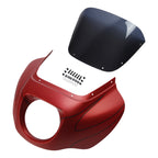 Front Fairing Windshield for Harley Softail FXBB FXLR (2018–2023) Wicked Red Denim