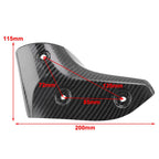 Carbon Fiber Exhaust Link Pipe Heat Shield for Yamaha Tmax 530 560 (2017–2023)