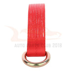 Set of 4 Lasso Straps for Car Hauler Tow Truck Tire Wheel