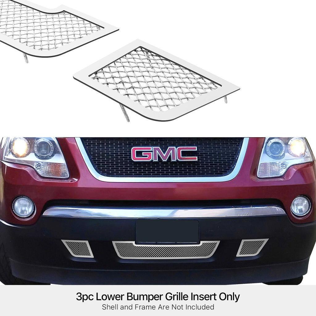 Stainless Steel Chrome Mesh Grille Insert for GMC Acadia (2007-2012)