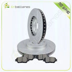 Front Brake Rotors and Ceramic Pads for Toyota Camry LE SE (2002–2006)
