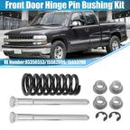 Set of 4 Door Hinge Pin and Spring with Bushing Repair Kit  