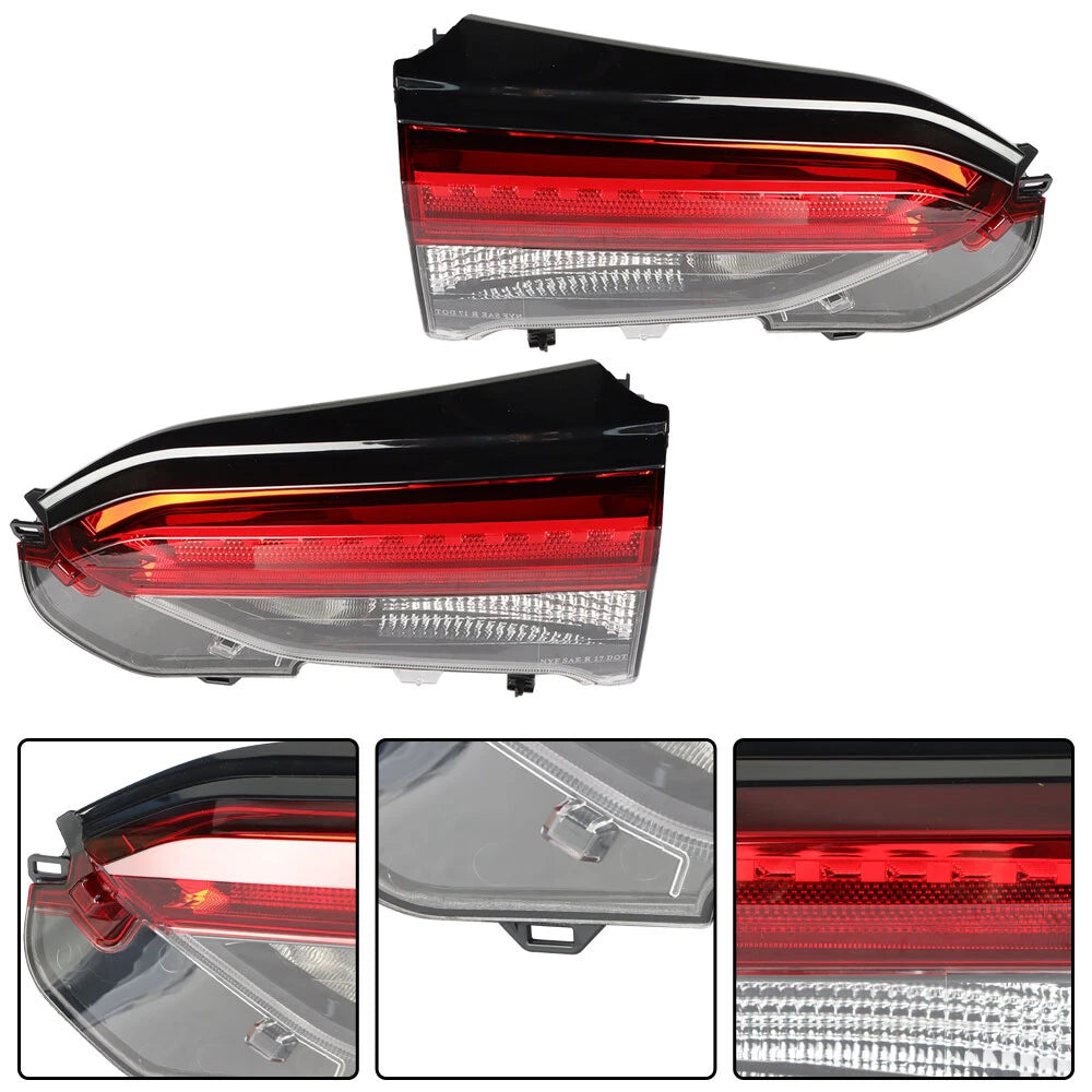 Taillight Assembly Set for Toyota RAV4 (2019–2021) Black Clear Halogen