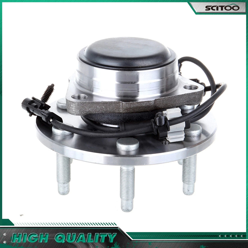 2Pcs Front Wheel Bearing Hub for Chevy GMC Silverado Sierra 1500 (2007–2013)