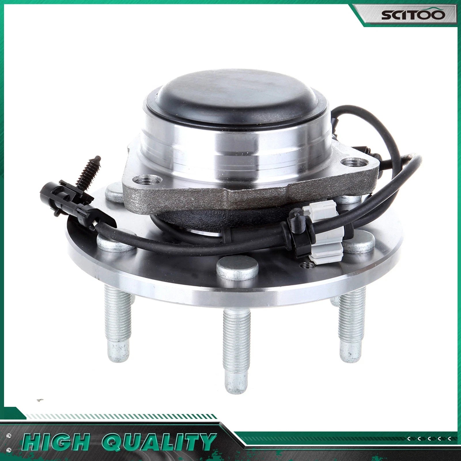 2Pcs Front Wheel Bearing Hub for Chevy GMC Silverado Sierra 1500 (2007–2013)