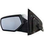 Mirror Set of 2 for Chevy Silverado 1500 (2014–2018) Chrome Heated Manual Fold