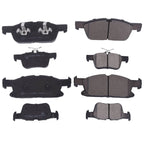 Set of 8 Ceramic Brake Pads for Ford Edge Lincoln MKX Nautilus (2015–2018)
