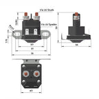 Mower Starter Solenoid Relay for John Deere D100 D105 D110 (2010-2018)