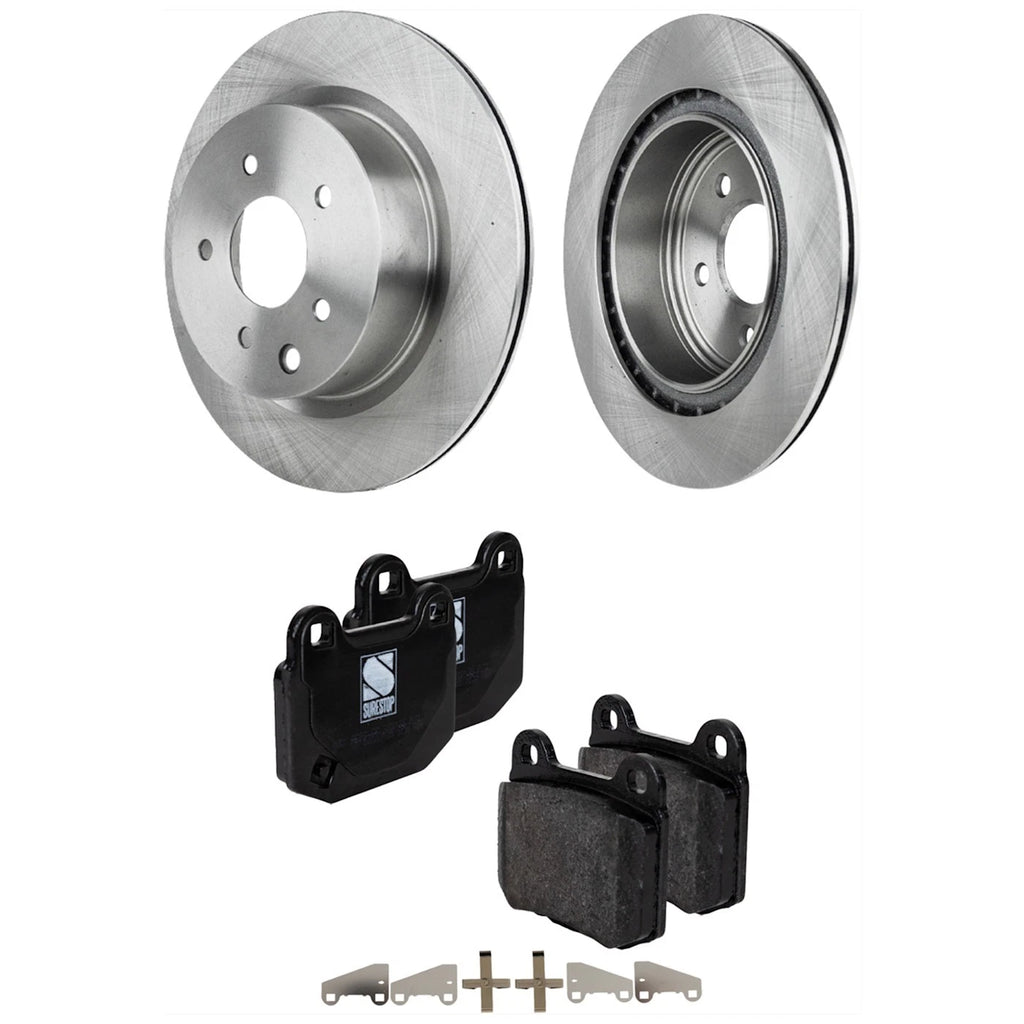 Brake Disc and Pad Kit for Nissan 350Z (2007–2009) Rear