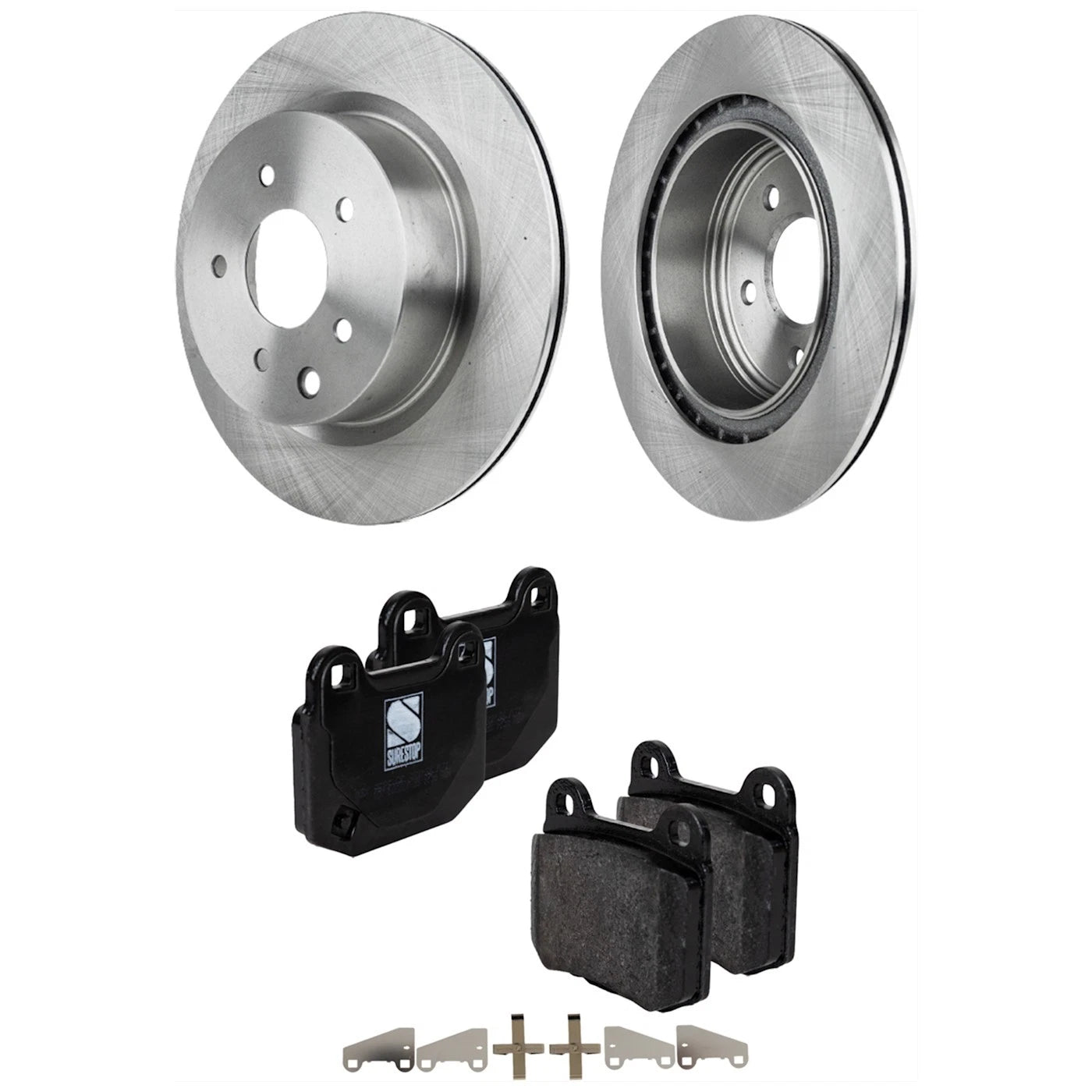 Brake Disc and Pad Kit for Nissan 350Z (2007–2009) Rear