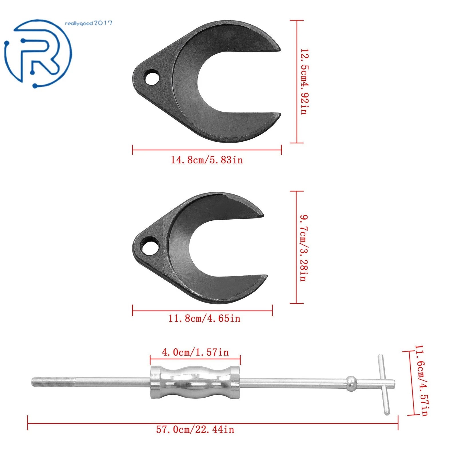 CV Axle Removal Tool Set with Slide Hammer and Joint Puller