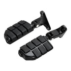 Black Rear Passenger Foot Pegs for Harley Touring Glide (1993–2024)