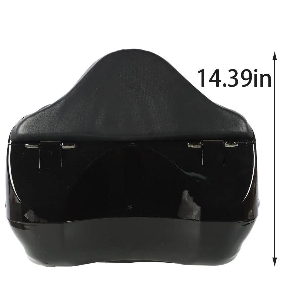 Universal Motorcycle Tour Pack Trunk Luggage Box with Tail Light